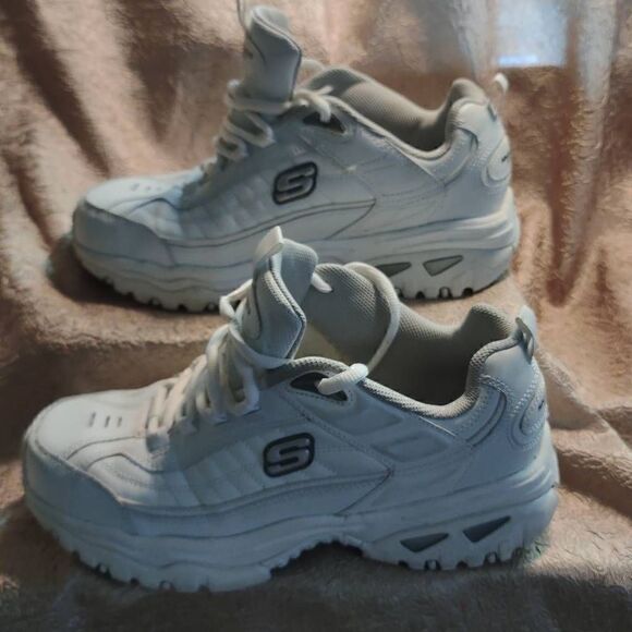 Skechers SN50081EW Men's Energy After Burn Athletic Sneaker White Size 9 - Picture 10 of 12